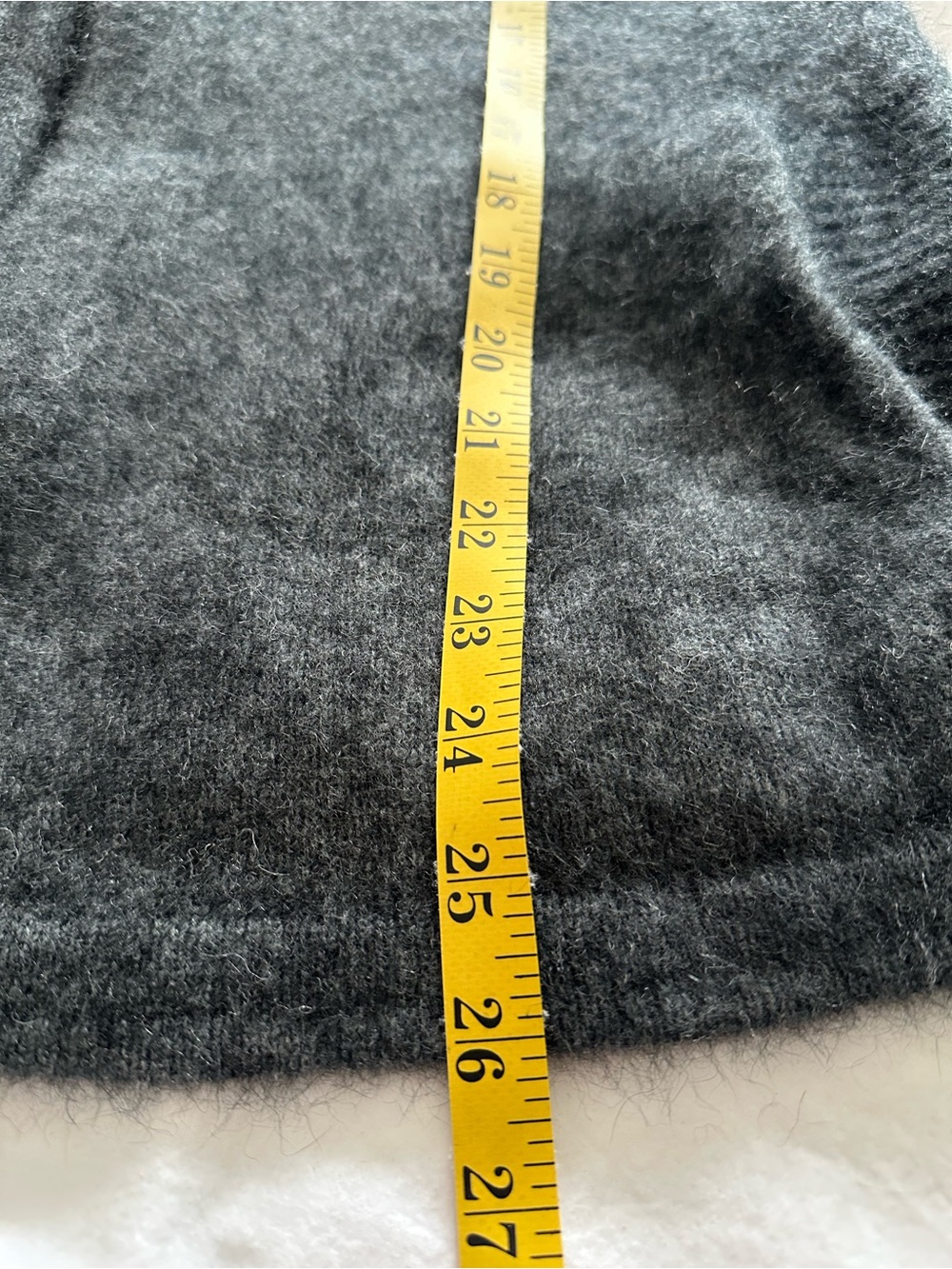 LOTHLORIAN Luxury Possum/Merino Knit Sweater - Charcoal Gray, size large - Picture 14 of 16